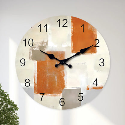 Horloge Murale Moderne Art Abstrait