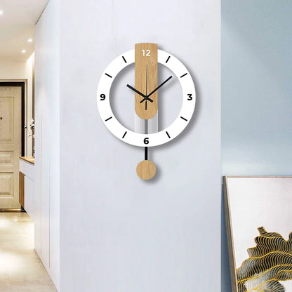 Horloge Murale Pendule  - Design Moderne et Silencieux