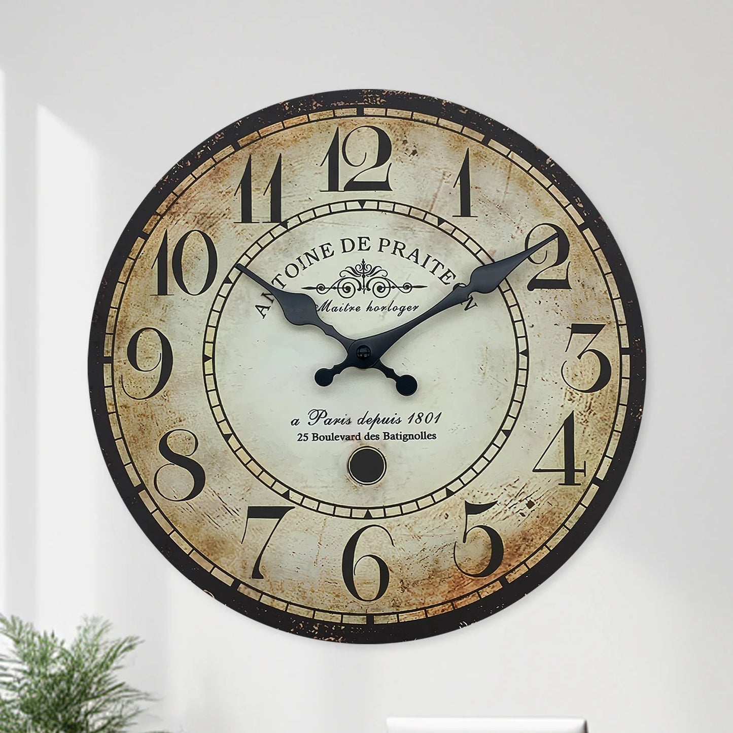 Horloge Murale Rétro - Paris 1801