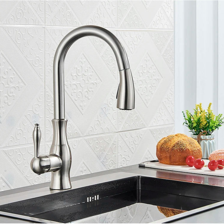 Robinet Cuisine avec Douchette Extractible – 360°
