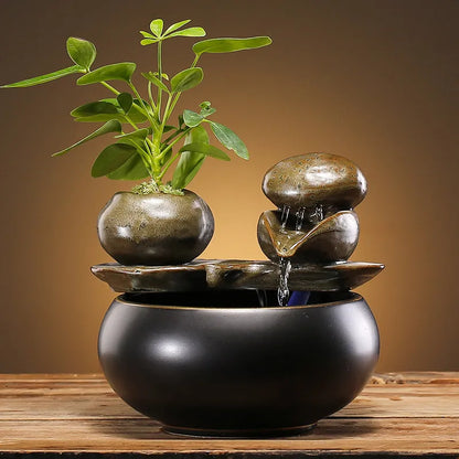 Fontaine à Eau d'Intérieur en Céramique