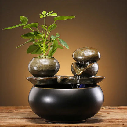 Fontaine à Eau d'Intérieur en Céramique