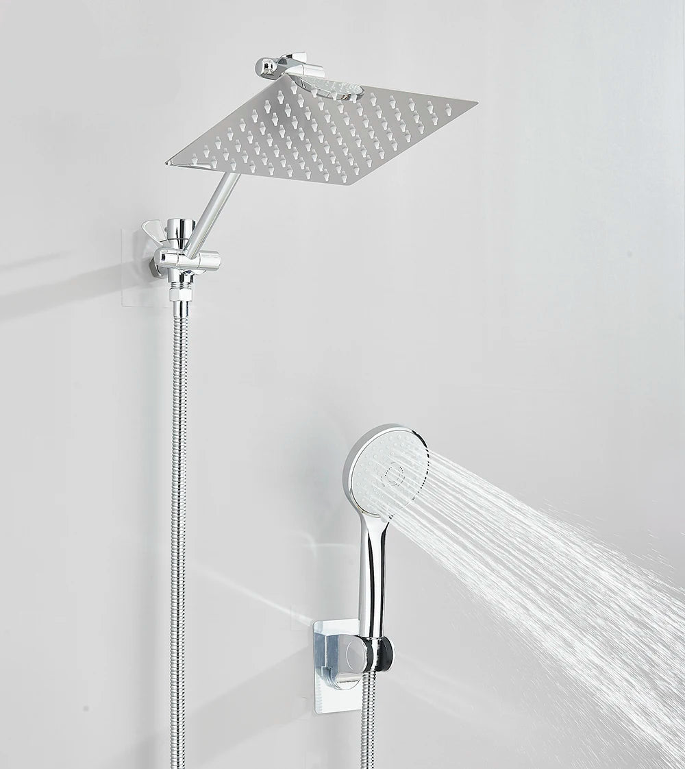 Douche pluie - Douchette + Douche suspendu - 3 modes