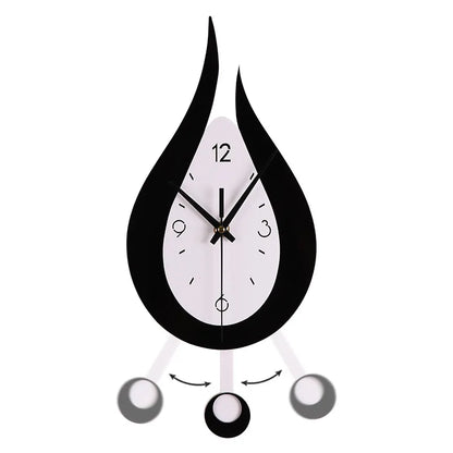 Horloge Murale à pendule - Goutte d'Eau