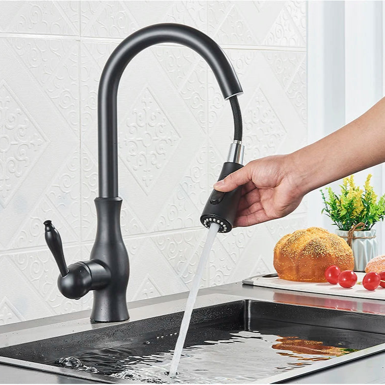 Robinet Cuisine avec Douchette Extractible – 360°