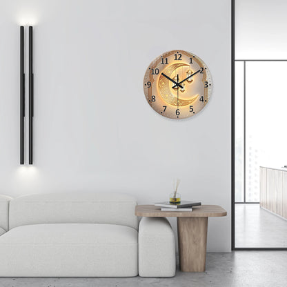 Horloge Murale Islam - Croissant de Lune