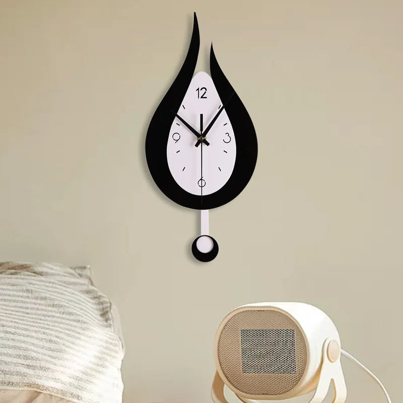 Horloge Murale à pendule - Goutte d'Eau