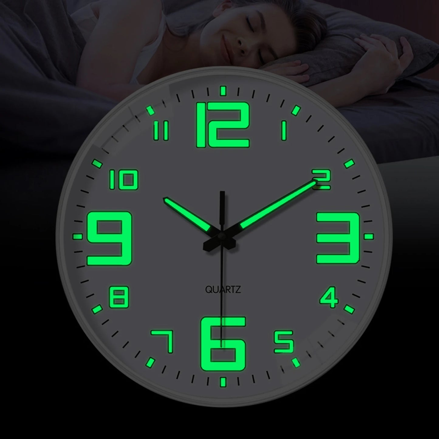 Horloge Murale Luminescente