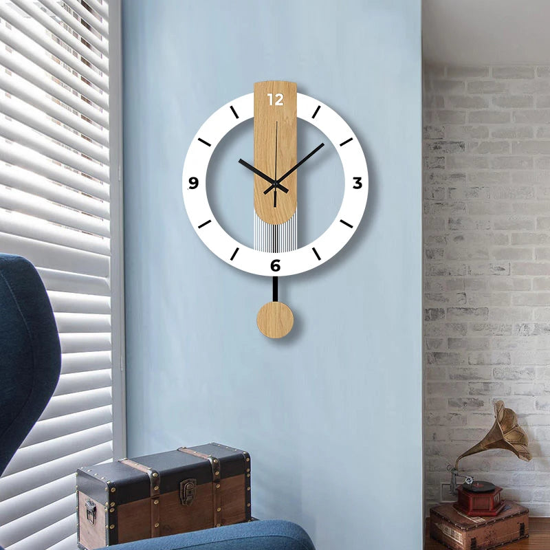 Horloge Murale Pendule  - Design Moderne et Silencieux