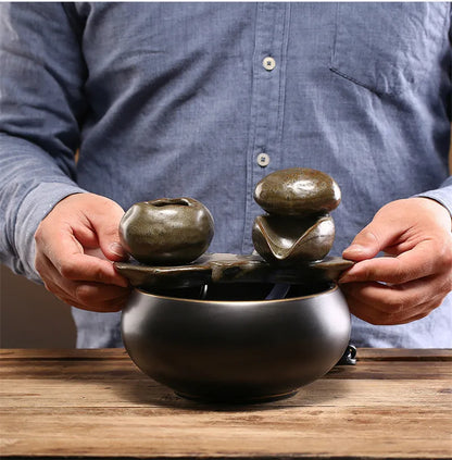 Fontaine à Eau d'Intérieur en Céramique