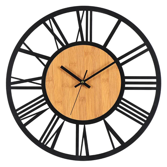 Horloge Murale Métallique Style Antique