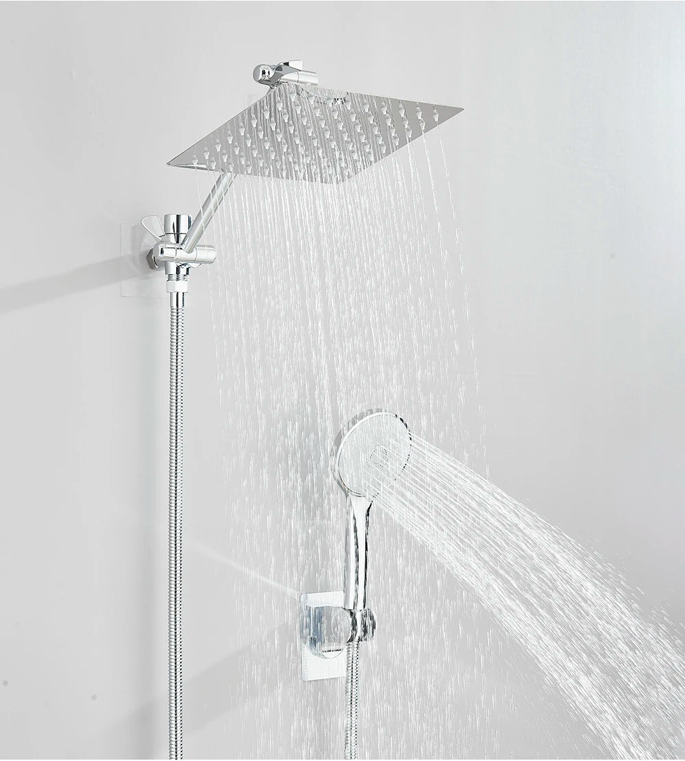 Douche pluie - Douchette + Douche suspendu - 3 modes
