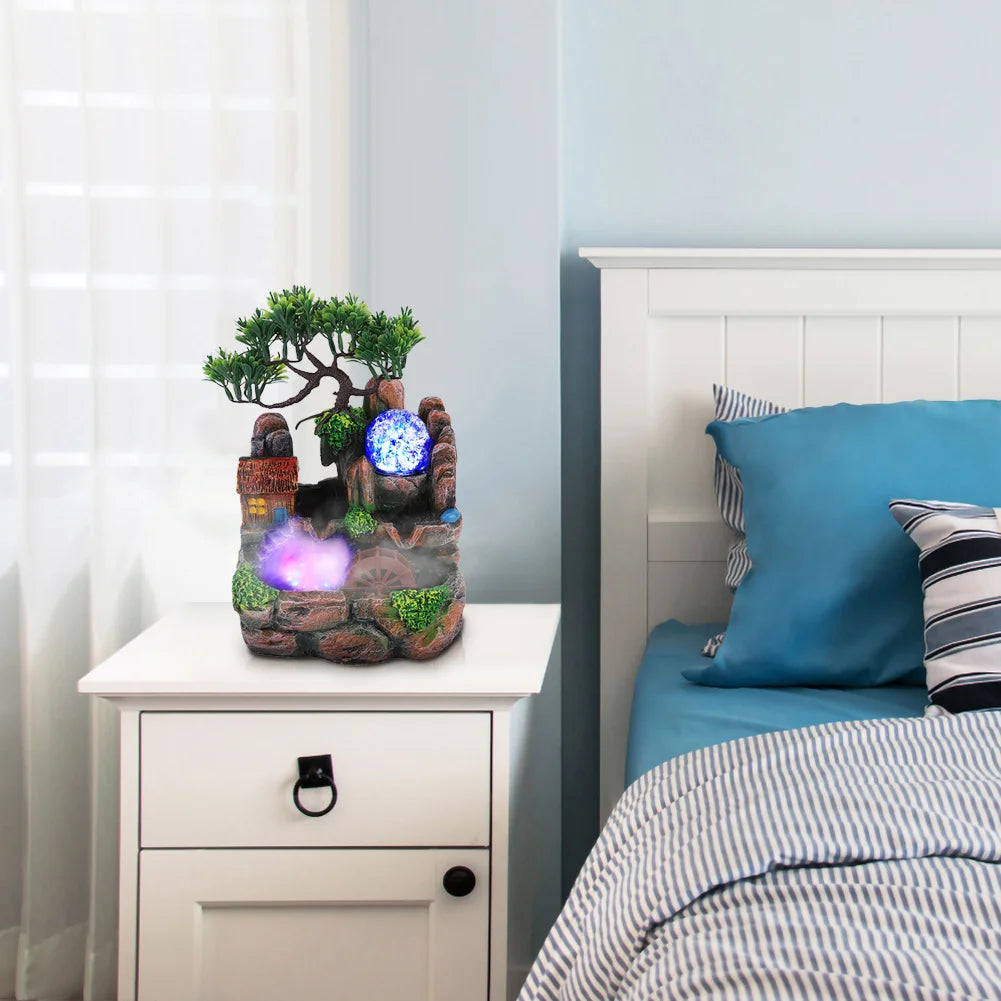 Fontaine d'intérieur Rocaille LED