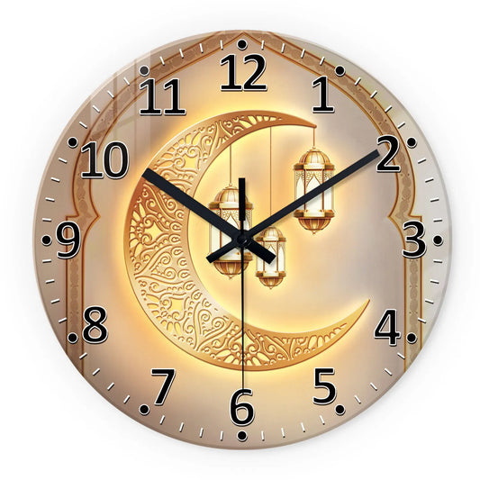 Horloge Murale Islam - Croissant de Lune
