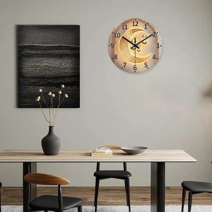 Horloge Murale Islam - Croissant de Lune