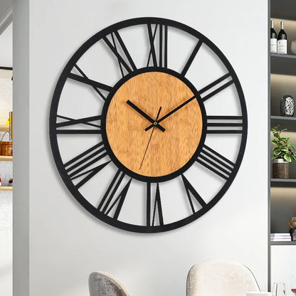 Horloge Murale Métallique Style Antique