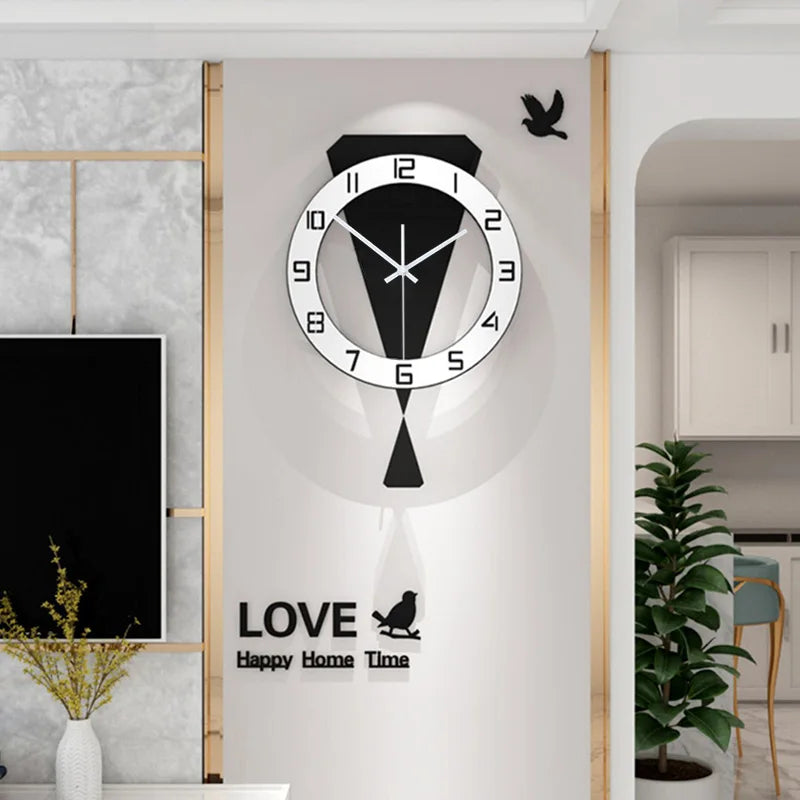 Horloge Murale - Noir et Blanc