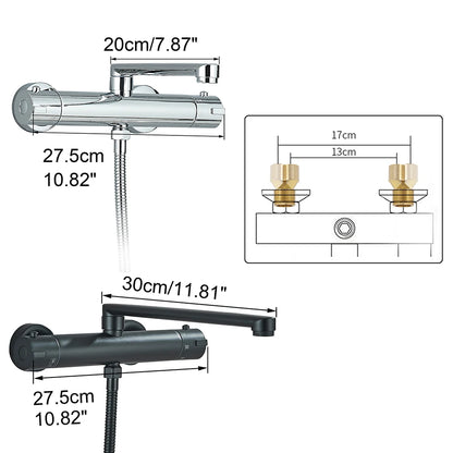 Mitigeur de douche thermostatique mural