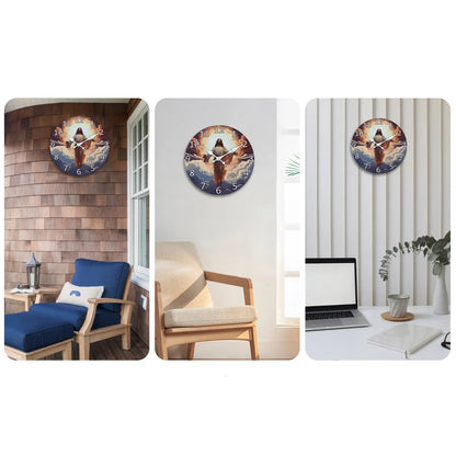 Horloge Murale Artistique - Design Jésus Ressuscité