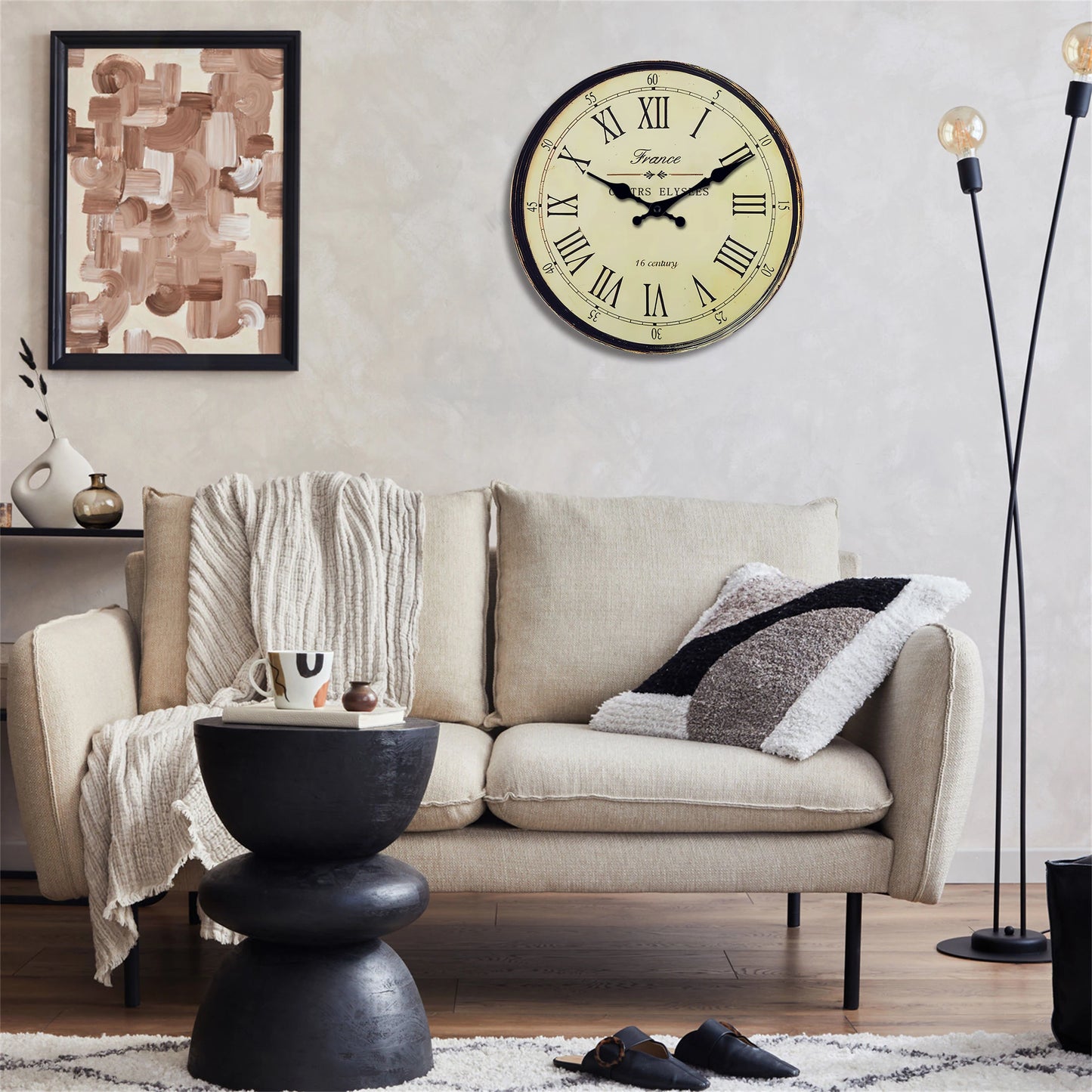 Horloge Murale en Bois - 16ème Siècle Français