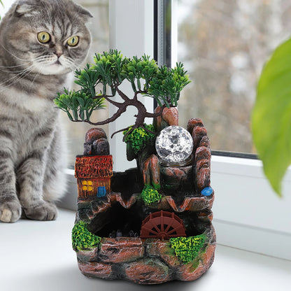 Fontaine d'intérieur Rocaille LED