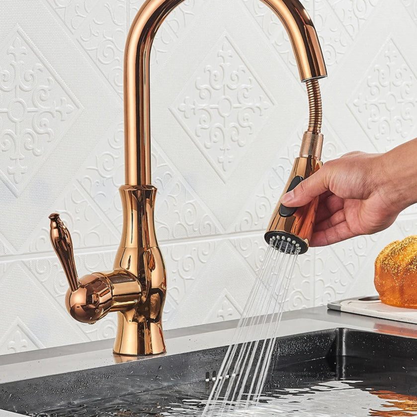 Robinet Cuisine avec Douchette Extractible – 360°