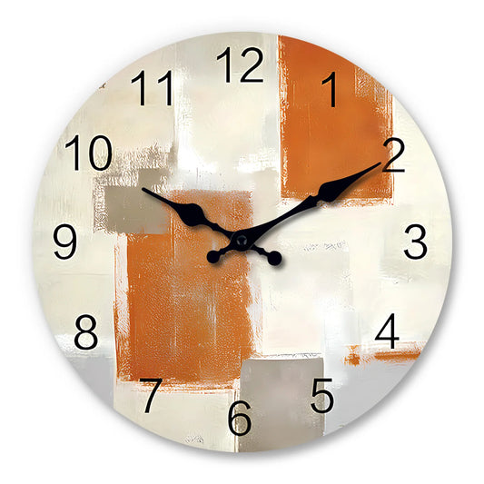 Horloge Murale Moderne Art Abstrait