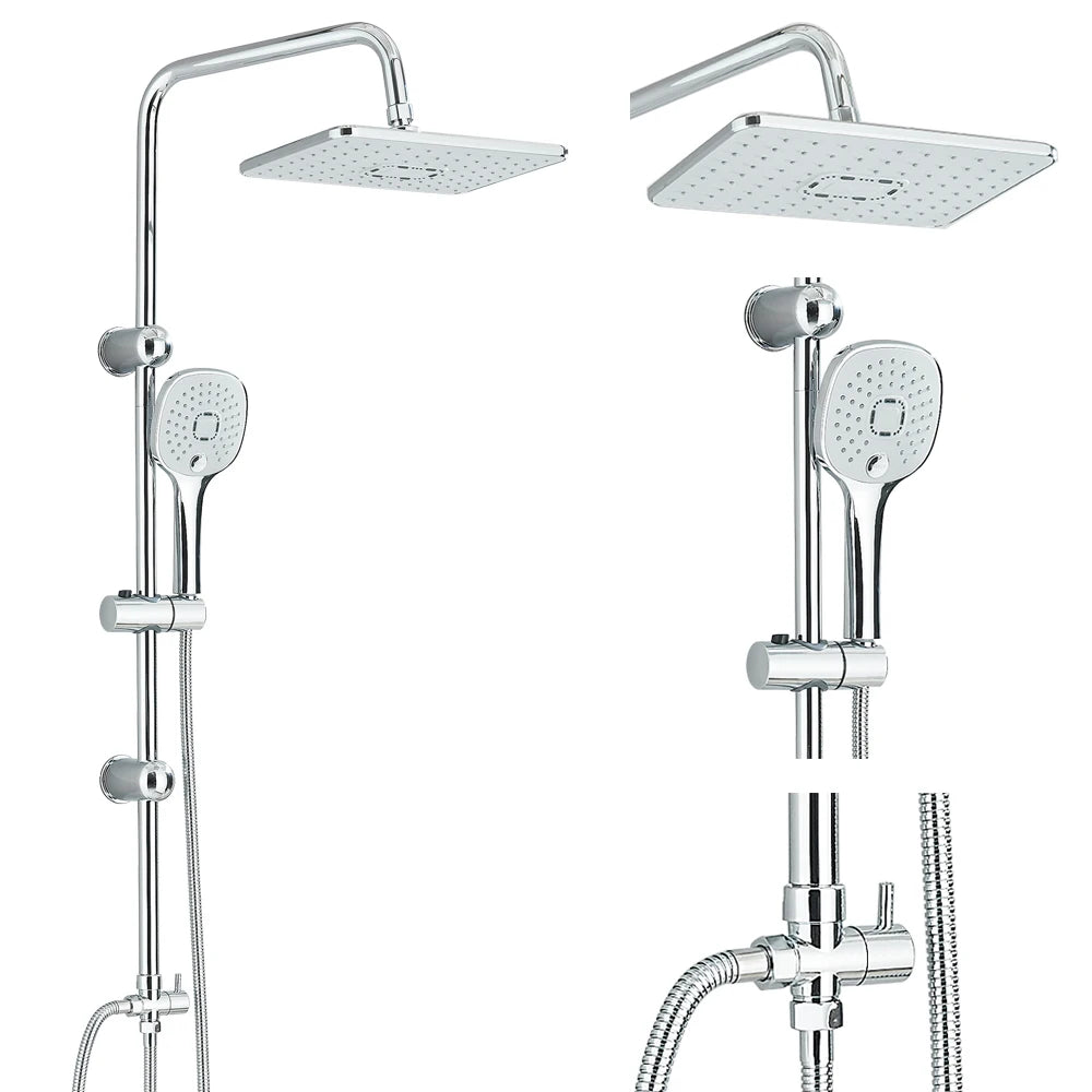 Douche Thermostatique - Douche Pluie – Hauteur Réglable, Design Moderne