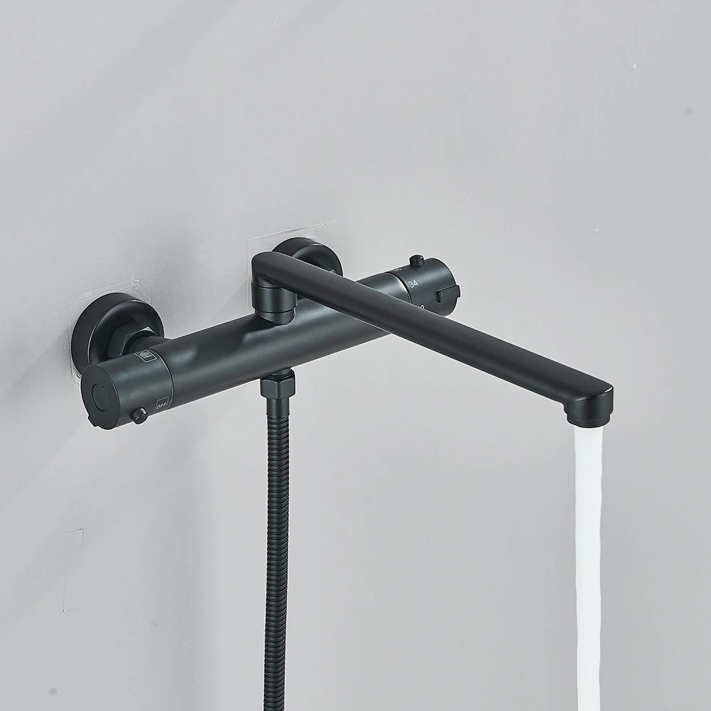 Mitigeur de douche thermostatique mural
