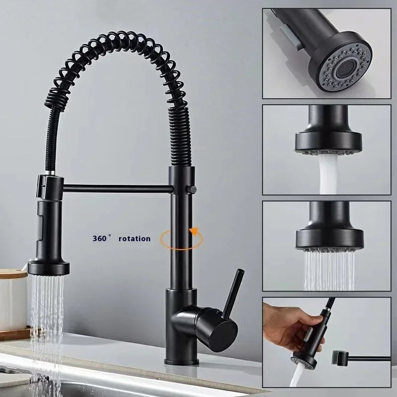 Robinet de Cuisine avec douchette extensible