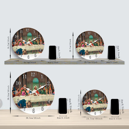 Horloge Murale  - Design Dernier Dîner de Jésus