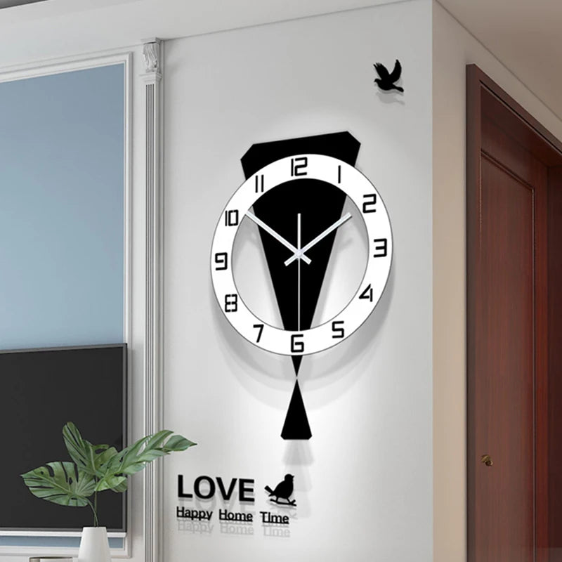 Horloge Murale - Noir et Blanc