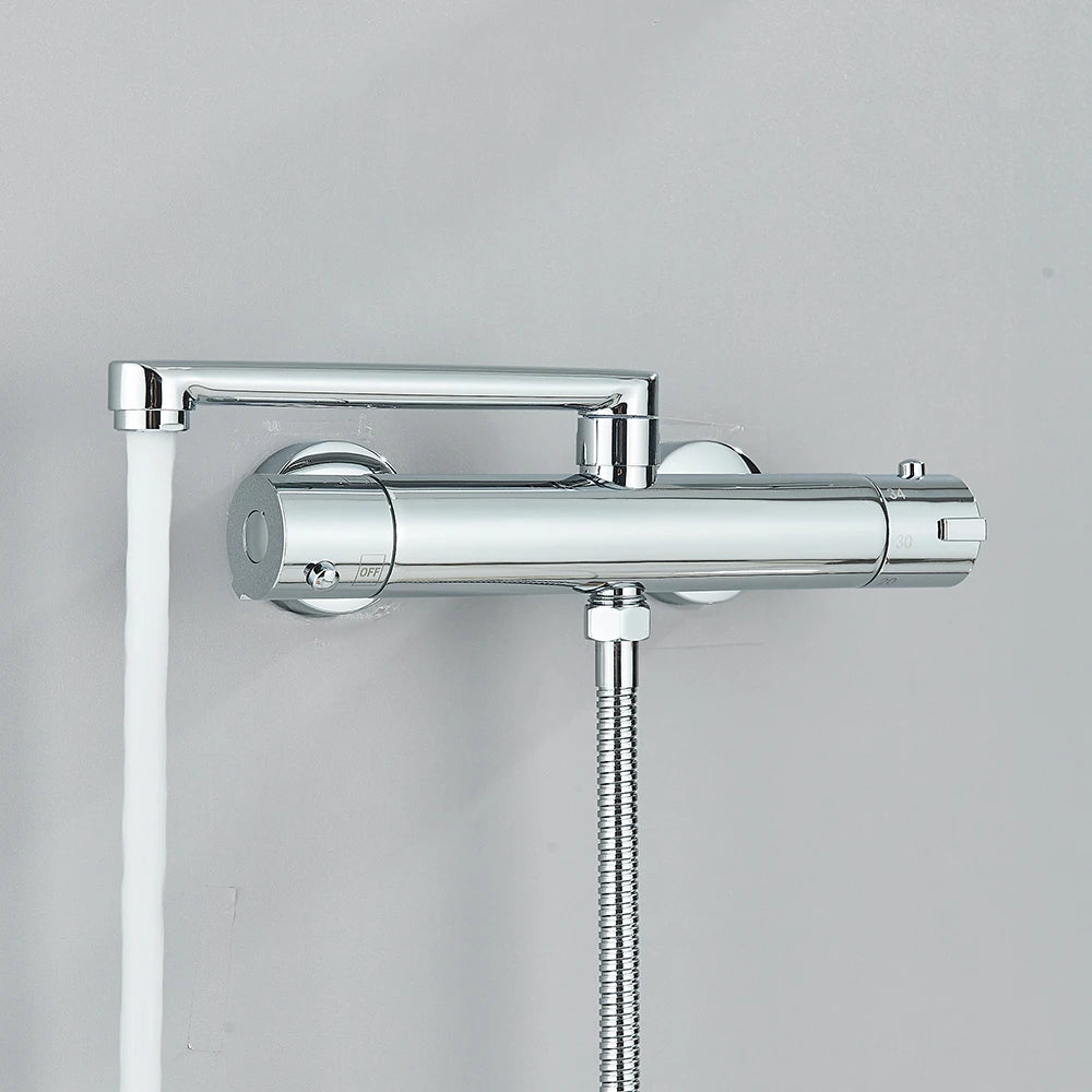 Mitigeur de douche thermostatique mural