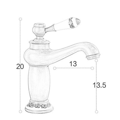 Robinet Lavabo pour salle de bain - Design intemporel
