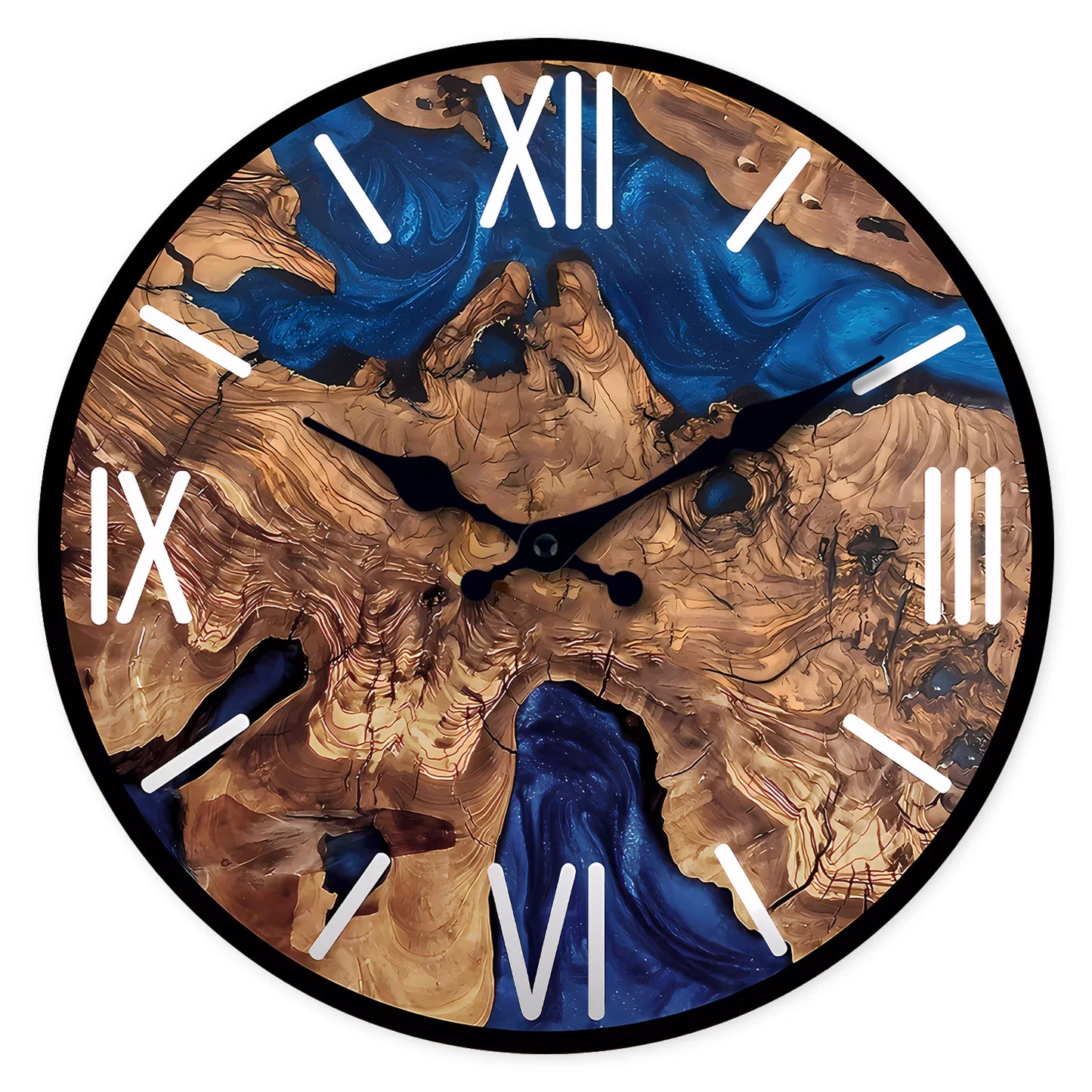 Horloge Murale - Chiffres Romains Moderne