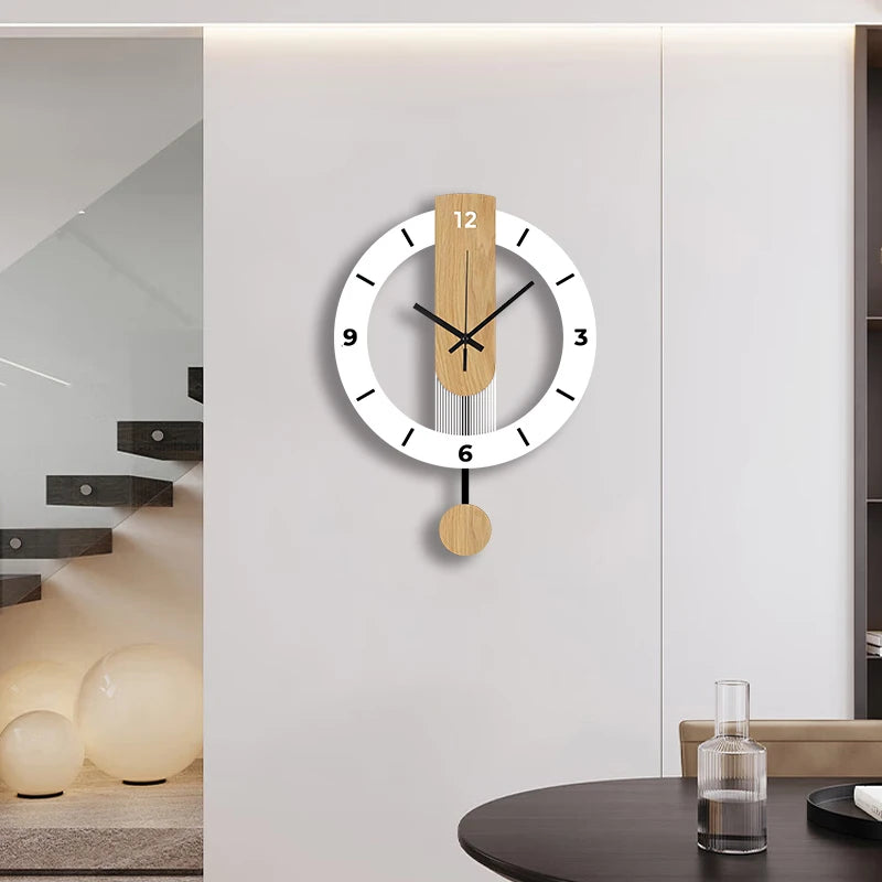 Horloge Murale Pendule  - Design Moderne et Silencieux
