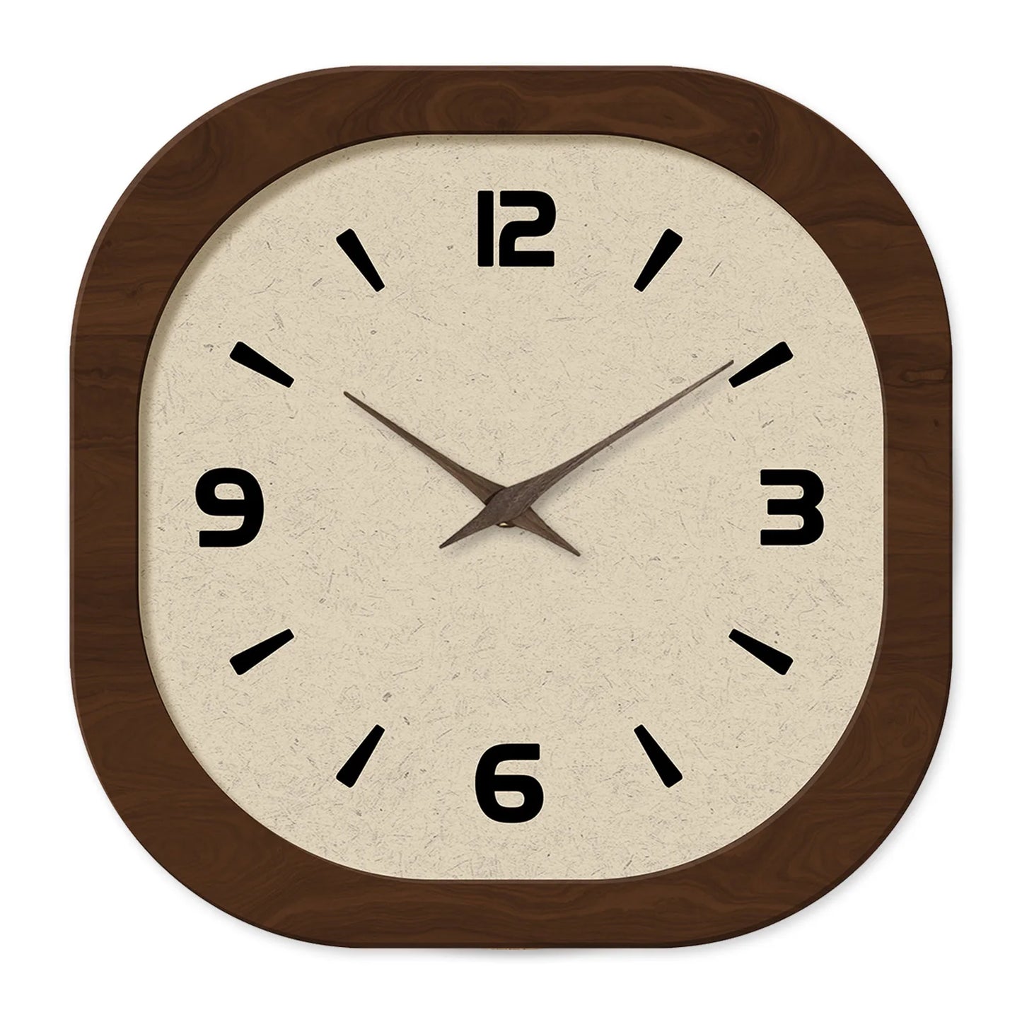 Horloge Murale Rétro Française - Design Crème et Porcelaine