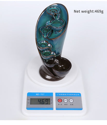 Porte Encens Céramique Créatif | Brûleur d'Encens Cascade