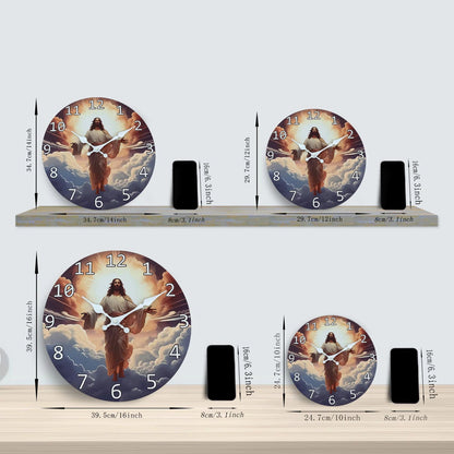 Horloge Murale Artistique - Design Jésus Ressuscité