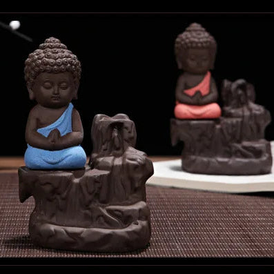 Porte Encens Petit Moine Créatif | Porte-Encens Bouddha