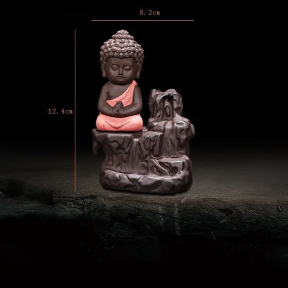 Porte Encens Petit Moine Créatif | Porte-Encens Bouddha