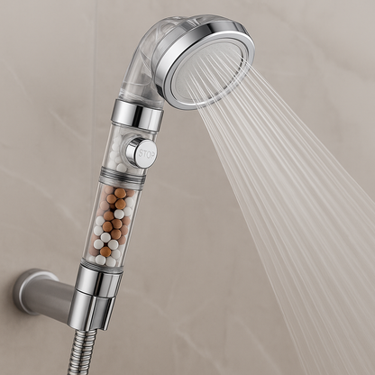 Pommeau de Douche Filtrant - Anti Calcaire , 3 Modes